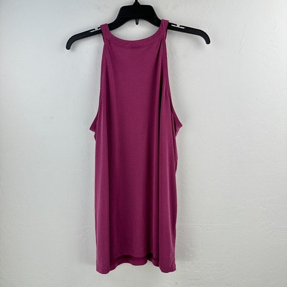 Torrid Top Womens Blouse 1 Plus Pink Halter Neck Sleeveless Pullover Oversized - Picture 2 of 8